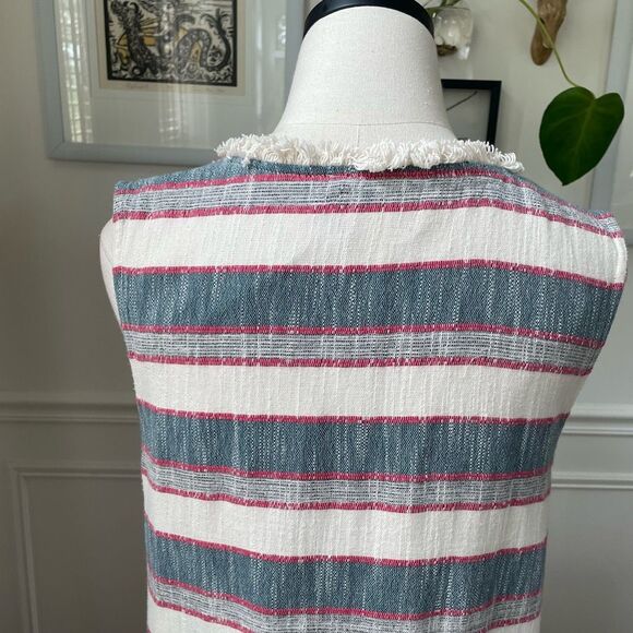 Anthropologie Holding Horses Sleeveless Fringe Shirt Dress $130 10 - Picture 4 of 10